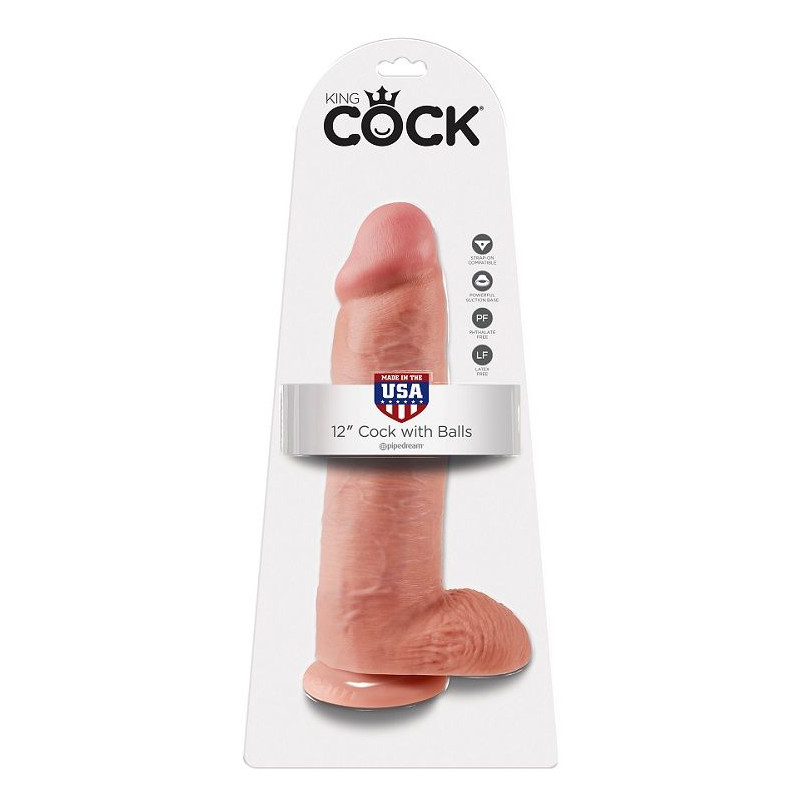 King Cock - 12 Chair De Gode Avec Boules 30.48 Cm